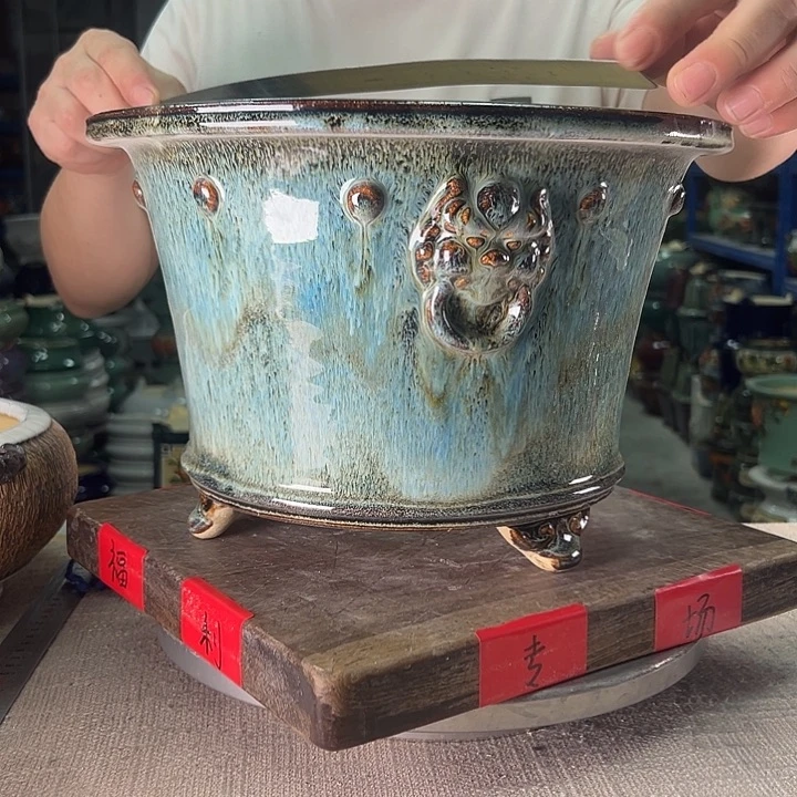 泳坤堂石湾盆微瑕