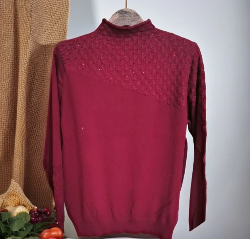 时尚女装高领毛衫421-18