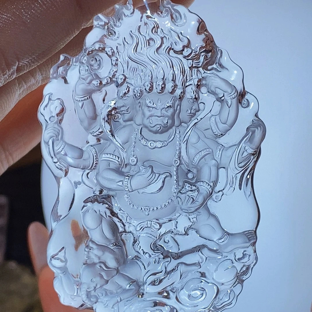 黑***白颈饰未镶嵌水晶吊坠