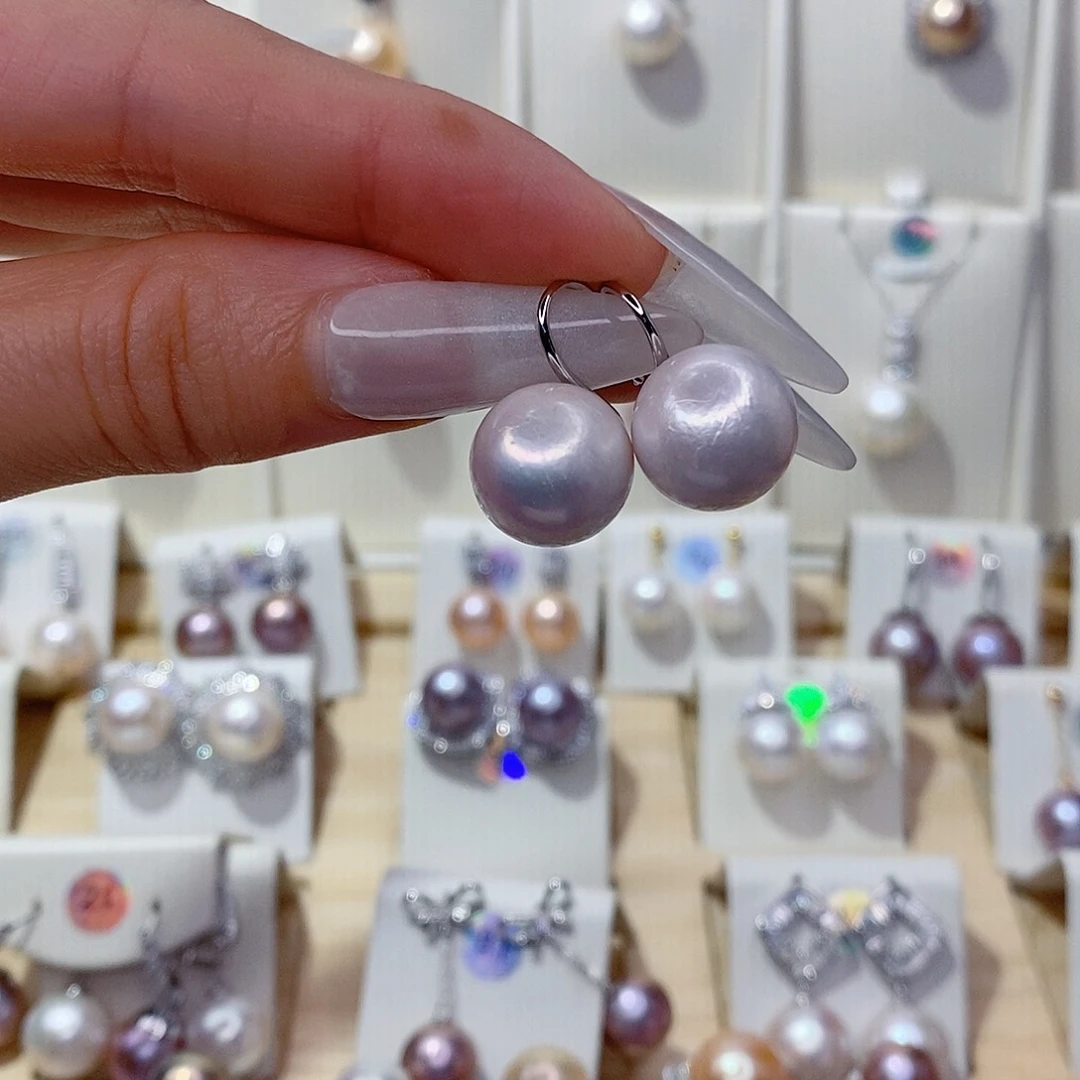 未镶嵌淡水珍珠耳饰13➕