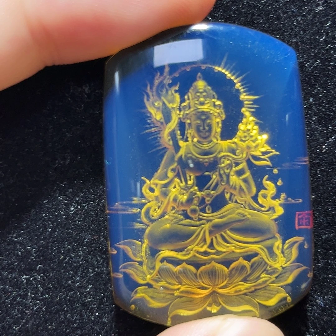 蓝珀未镶嵌珠宝奇石431