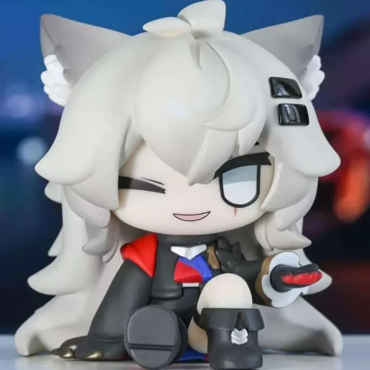 明日方舟周边MINI系列Q版手办双狼拉普兰德德克萨斯桌面装饰摆件