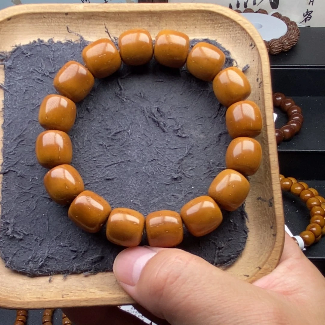 紫金鼠手串14mm天花板黄金甲纯手工