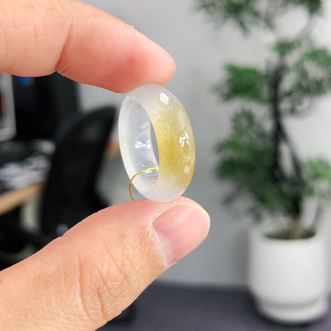 翡翠未镶嵌戒指9号