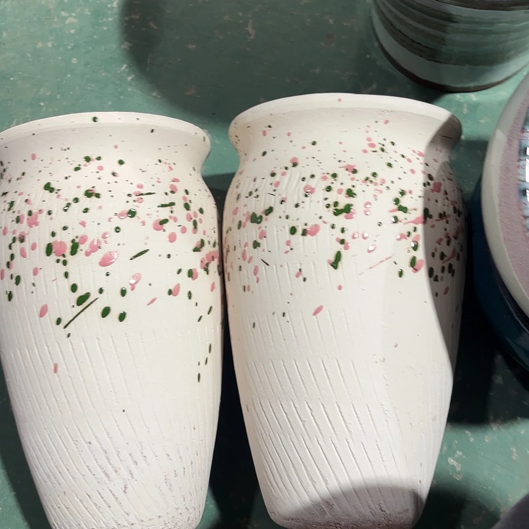 正品红陶高25/15两个