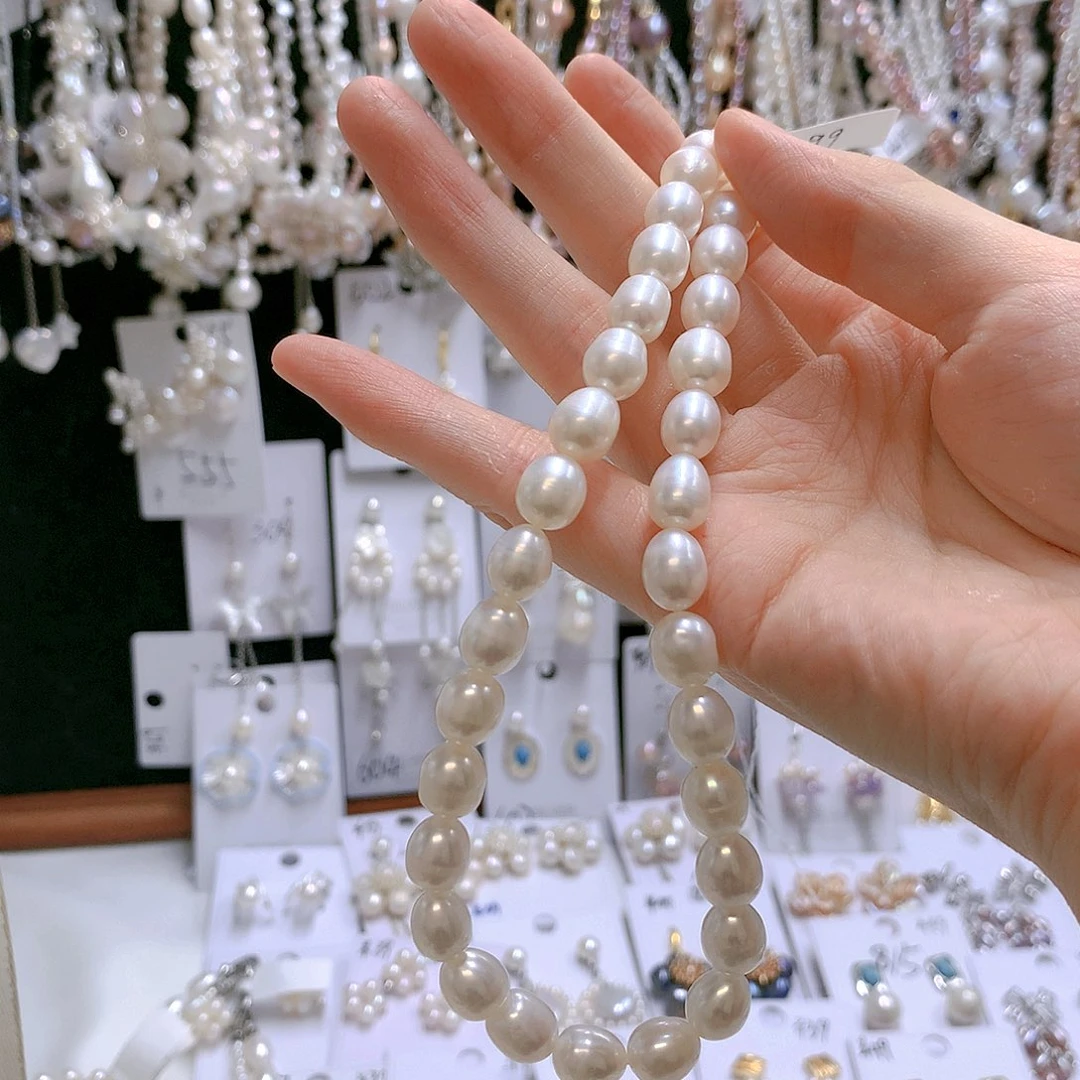 银S925镶嵌耳饰淡水珍珠星****~