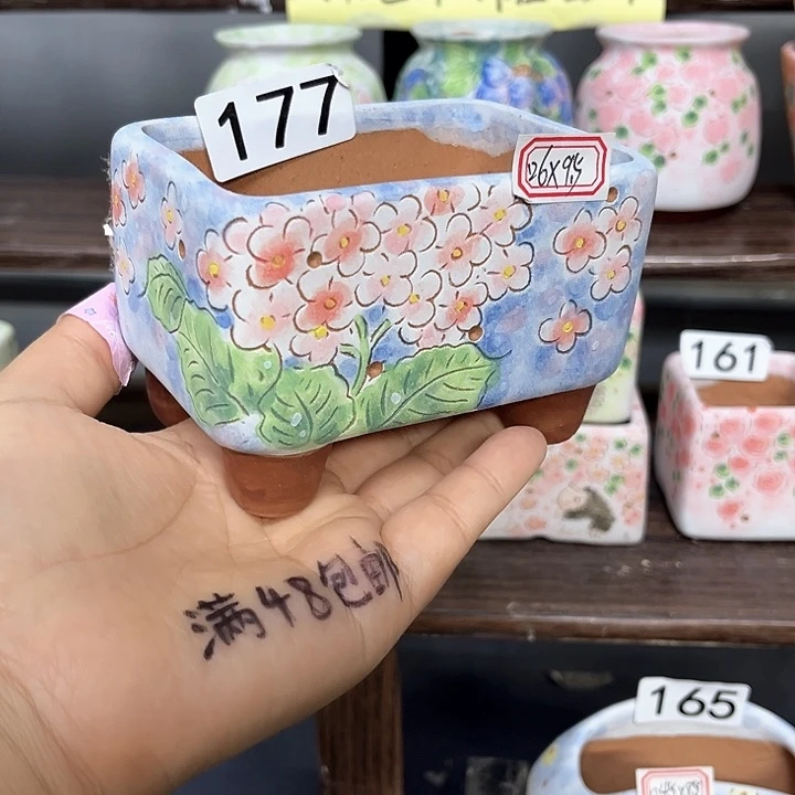 微瑕手工制作多肉花盆