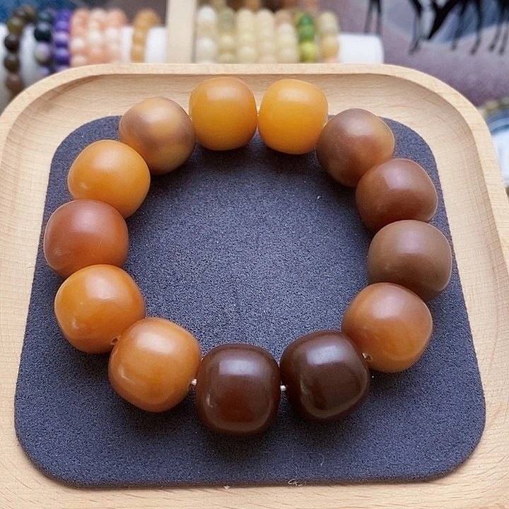 菩提根/象牙果手串缅甸原生态干车老料高油高密手串