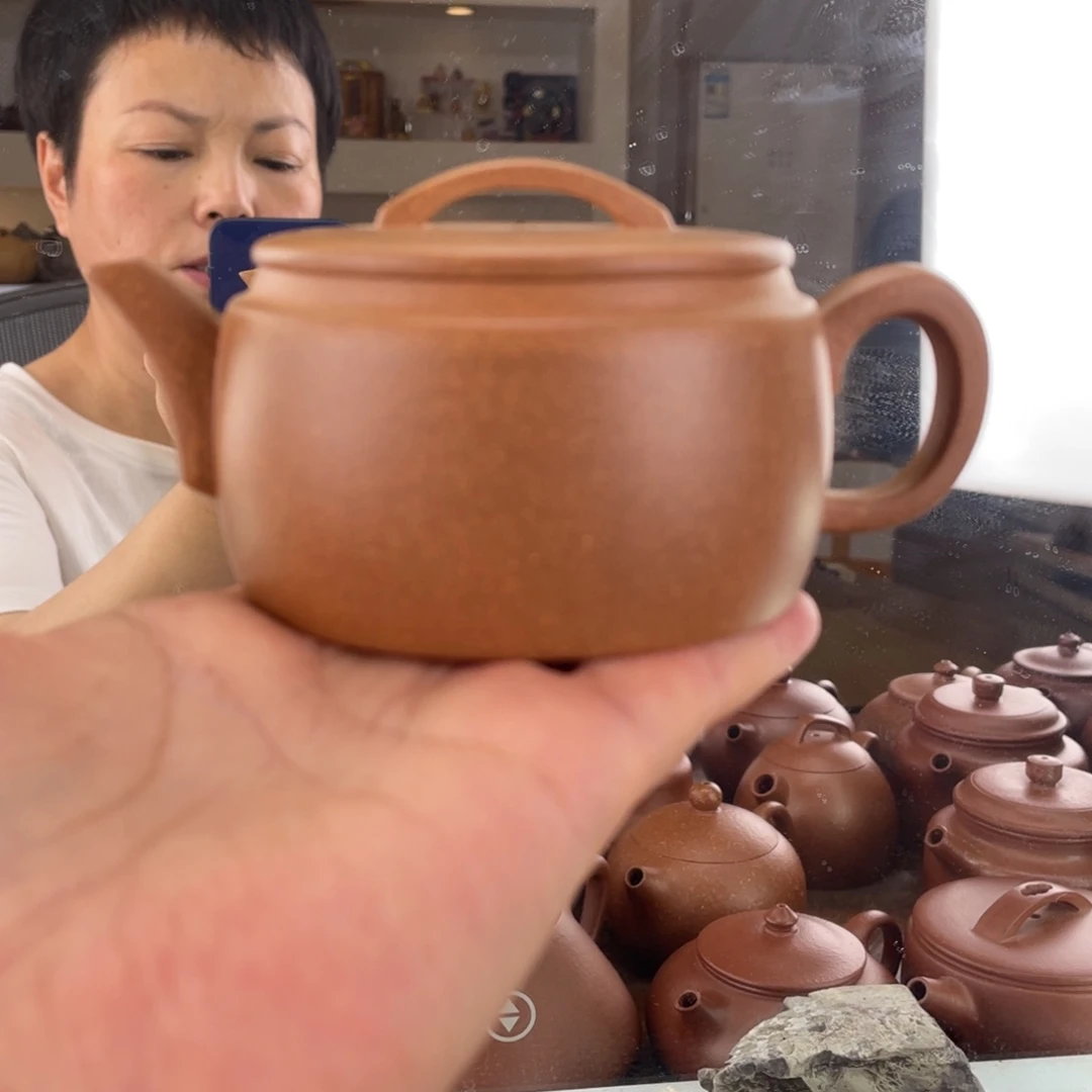 茶壶紫砂黄降坡汉瓦180cc