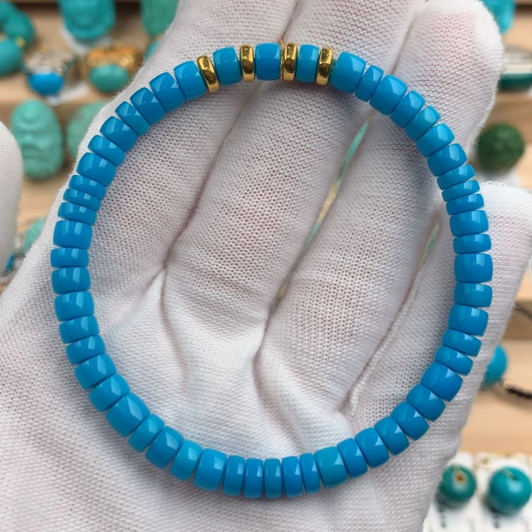 绿松石配饰未镶嵌5.5mm