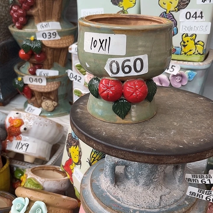紫砂花盆粗陶材质多肉花盆