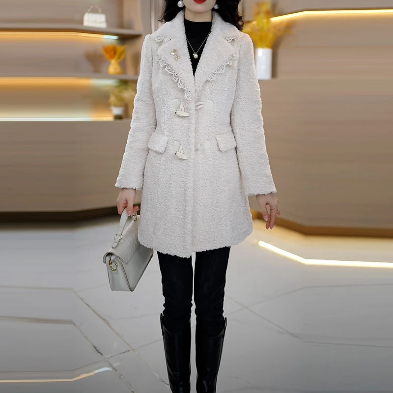 2025冬新款A3781冬季保暖时尚中长款宽松型女洋气秋冬修身外套
