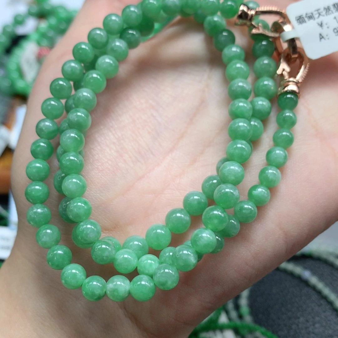 未镶嵌手链翡翠翡翠