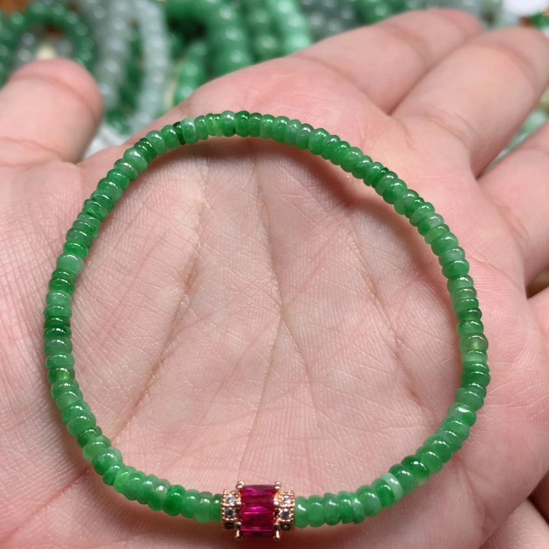 未镶嵌手链翡翠翡翠