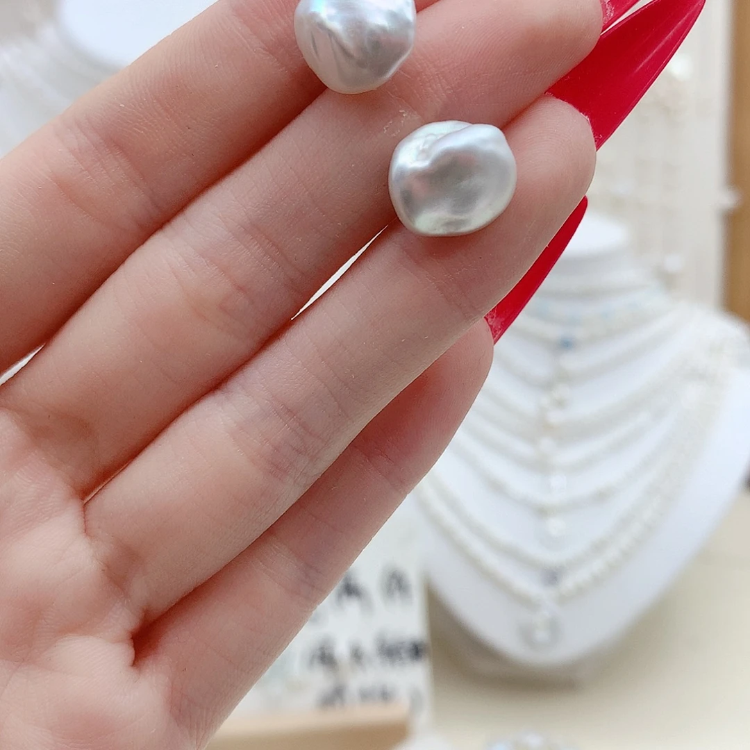 银S925镶嵌颈饰淡水珍珠