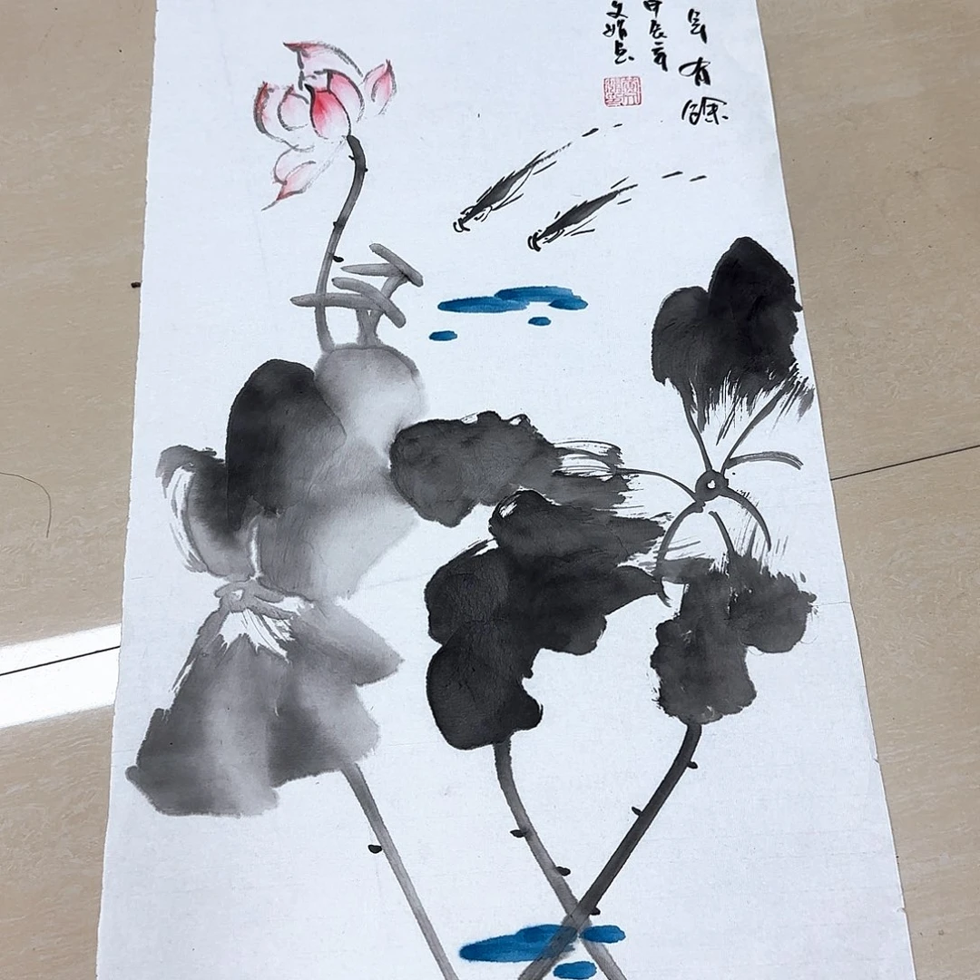 国画国画作品多次