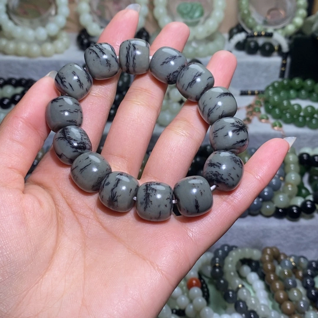 和田玉未镶嵌手链