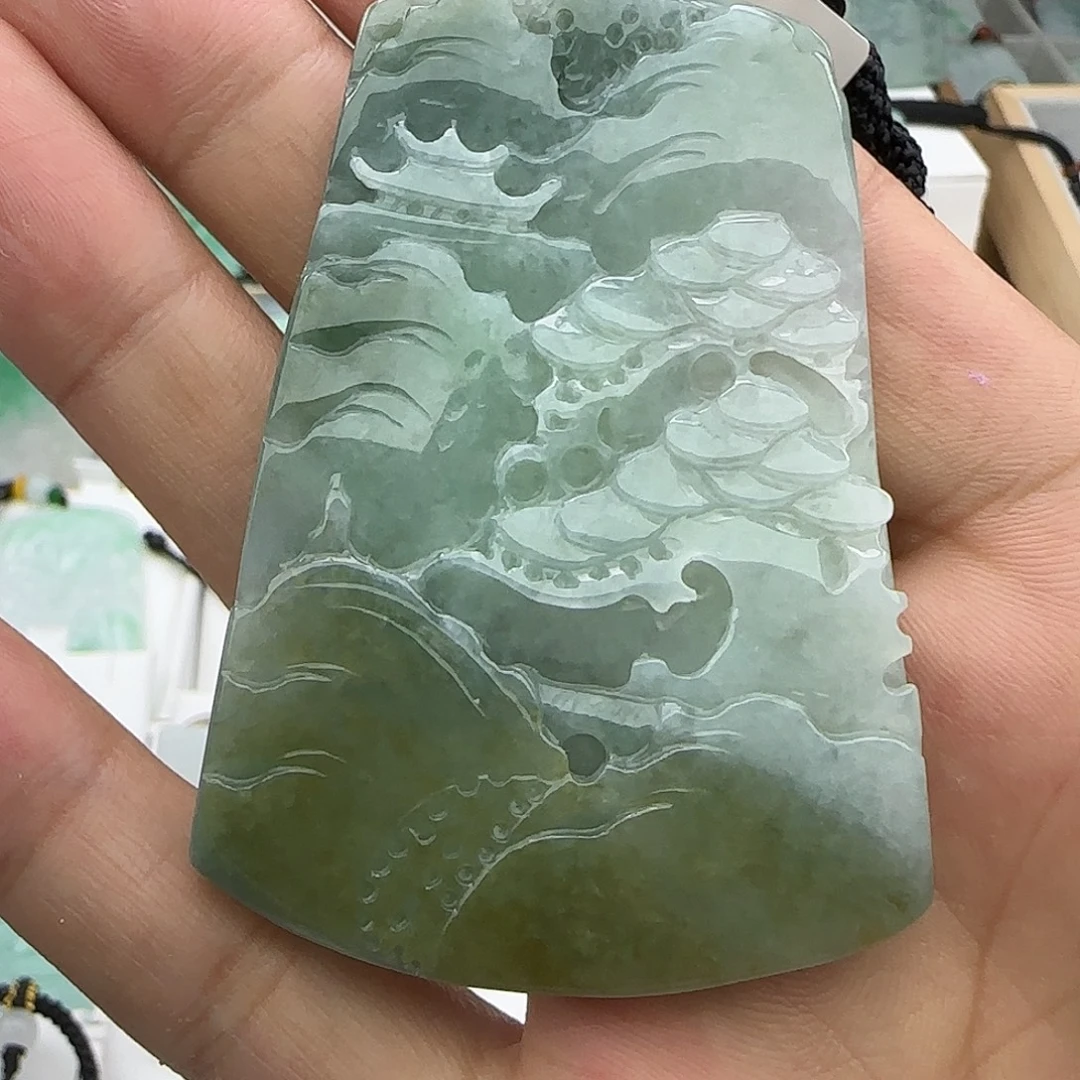 颈饰未镶嵌翡翠翡翠