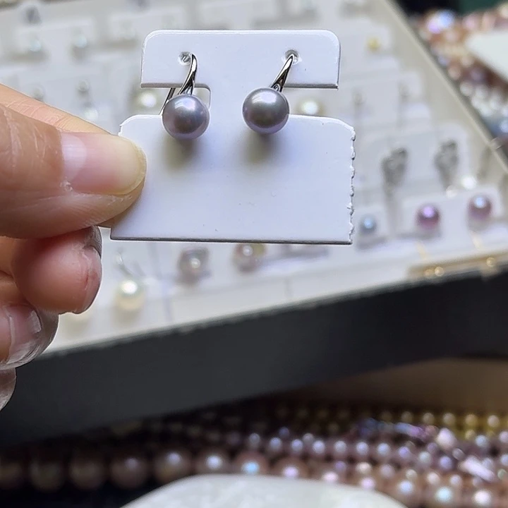 淡水珍珠银S925镶嵌项链的手链是戒指