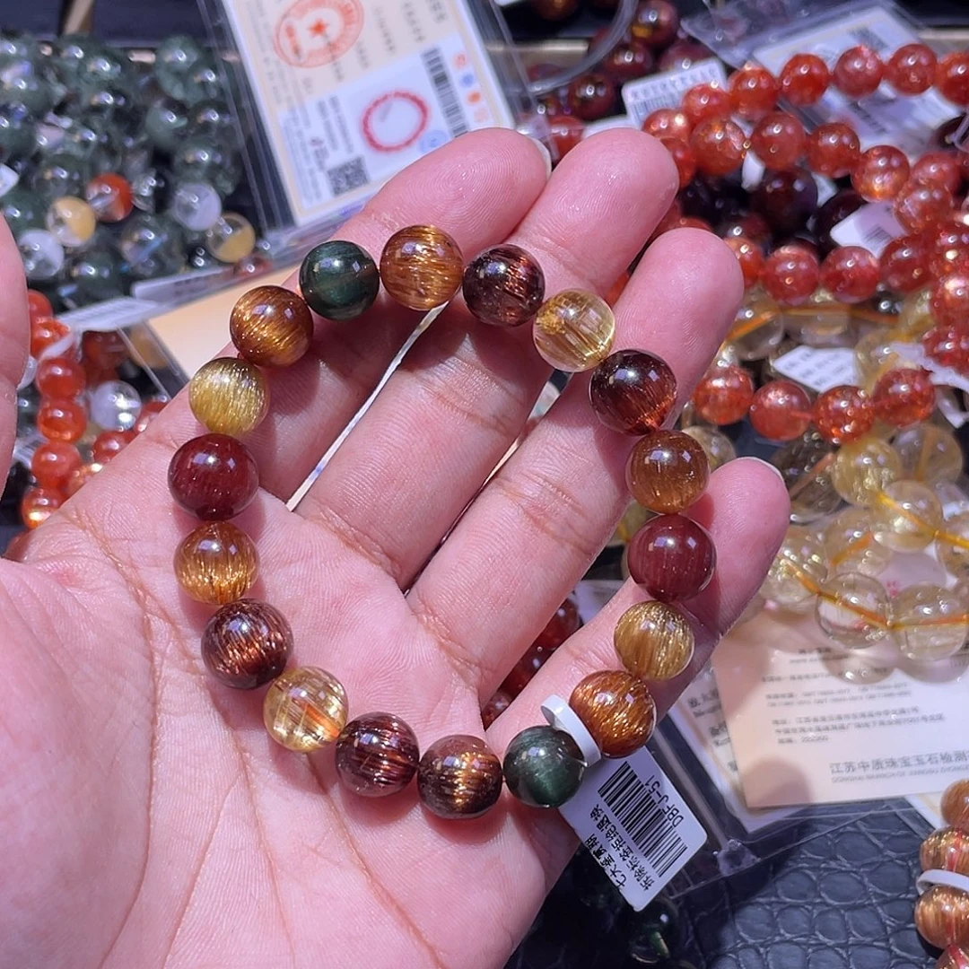 衍***歌未镶嵌手链水晶收藏发晶多宝11