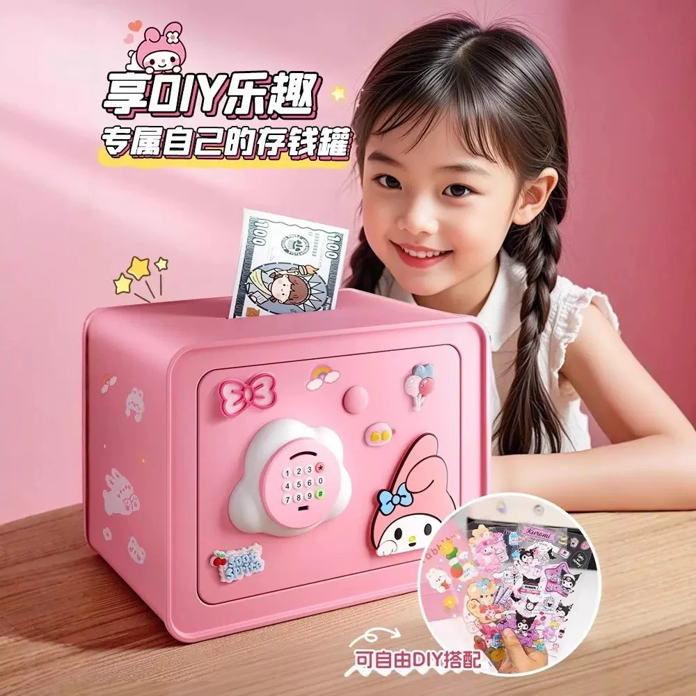 过年压岁钱不锈钢儿童理财存钱罐密码锁大容量新年生日创意礼物