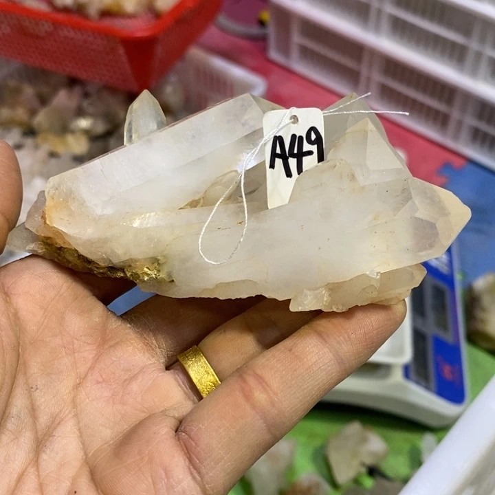 水晶水晶原石摆件未镶嵌用****9