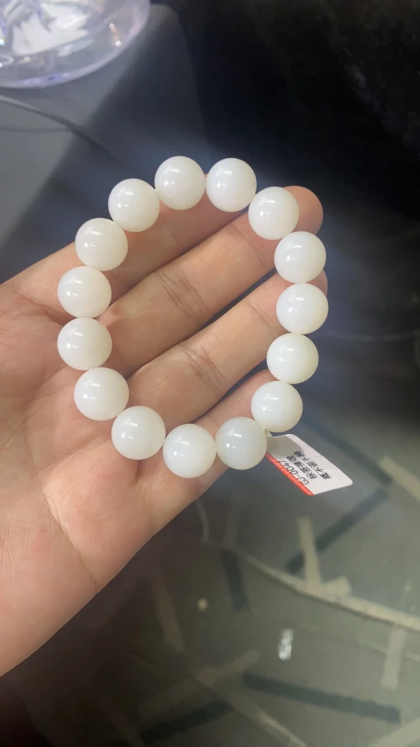 纯天然新疆和田玉且末天泰卡14手串多样性发货