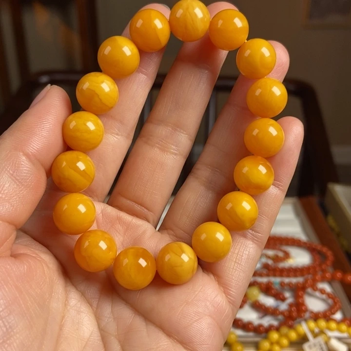 琥珀手链未镶嵌蜜蜡手串12
