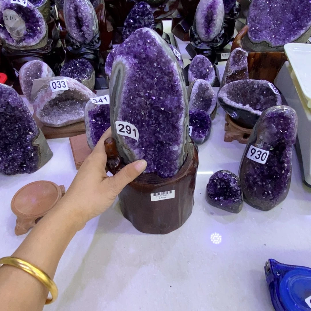 紫晶大型摆件（非配饰）未镶嵌