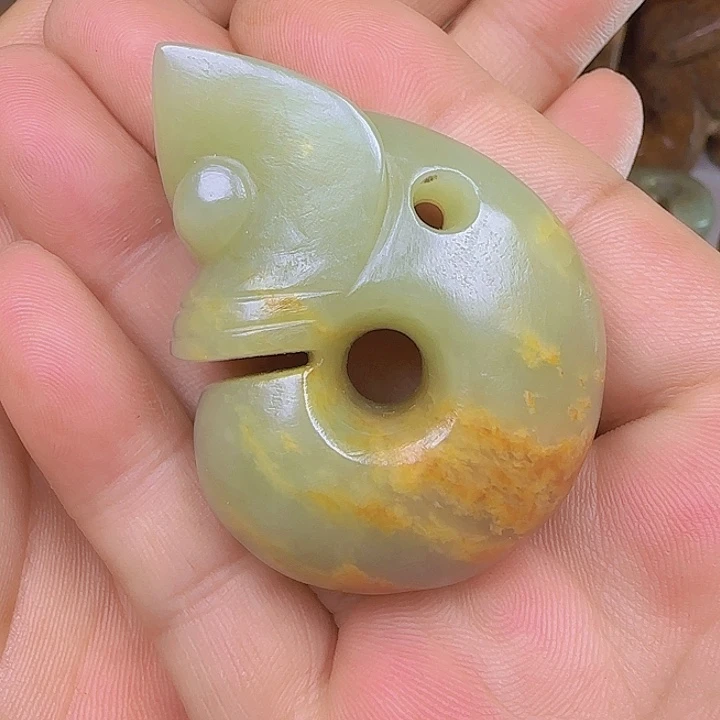 和田玉吊坠(不含链)未镶嵌