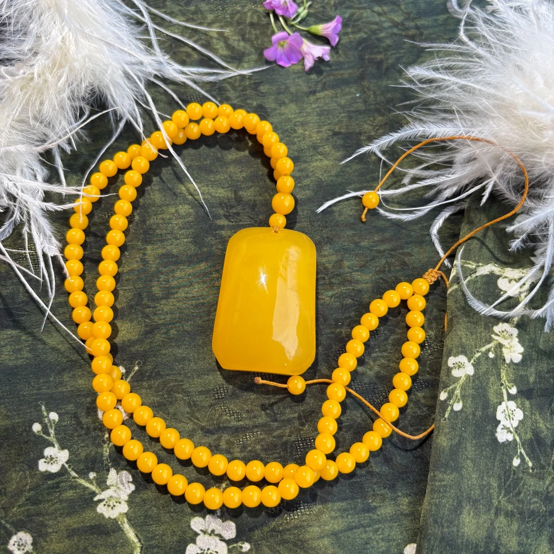 DF8801波斯新蜜  平安无事牌项链