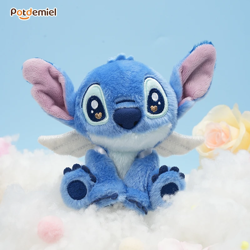 potdemiel迪士尼正版史迪奇天使挂件公仔摆件生日礼物
