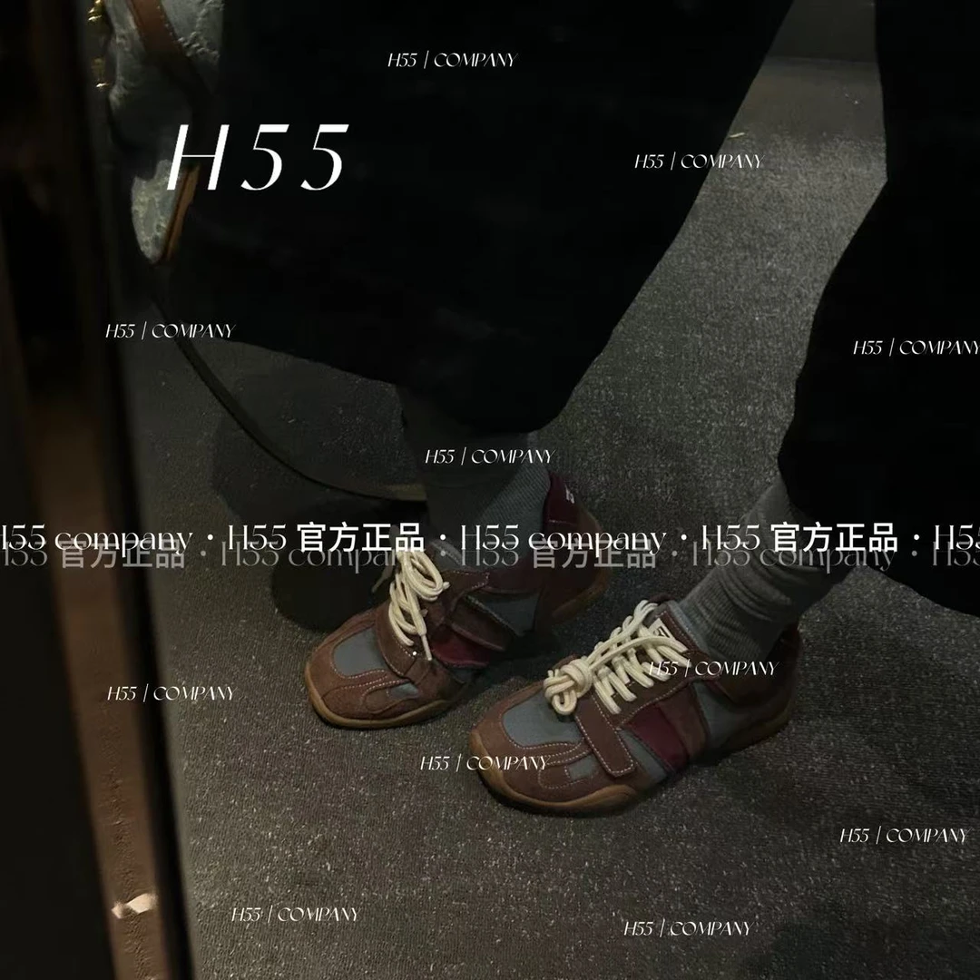 H55-摩根船长-复古腔调手工捏褶保龄球德训鞋3cm12-2733-RD