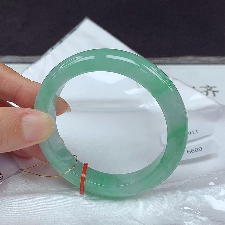 未镶嵌手镯翡翠55圈4911