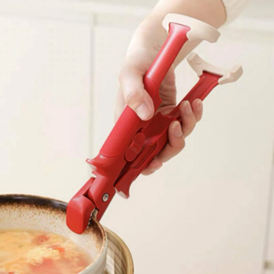 E01 知闲闲新款防烫夹二合一米色&红色