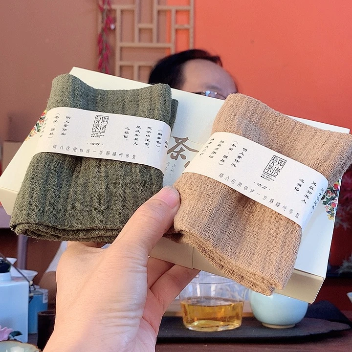 亚麻棉洁方一对85288585
