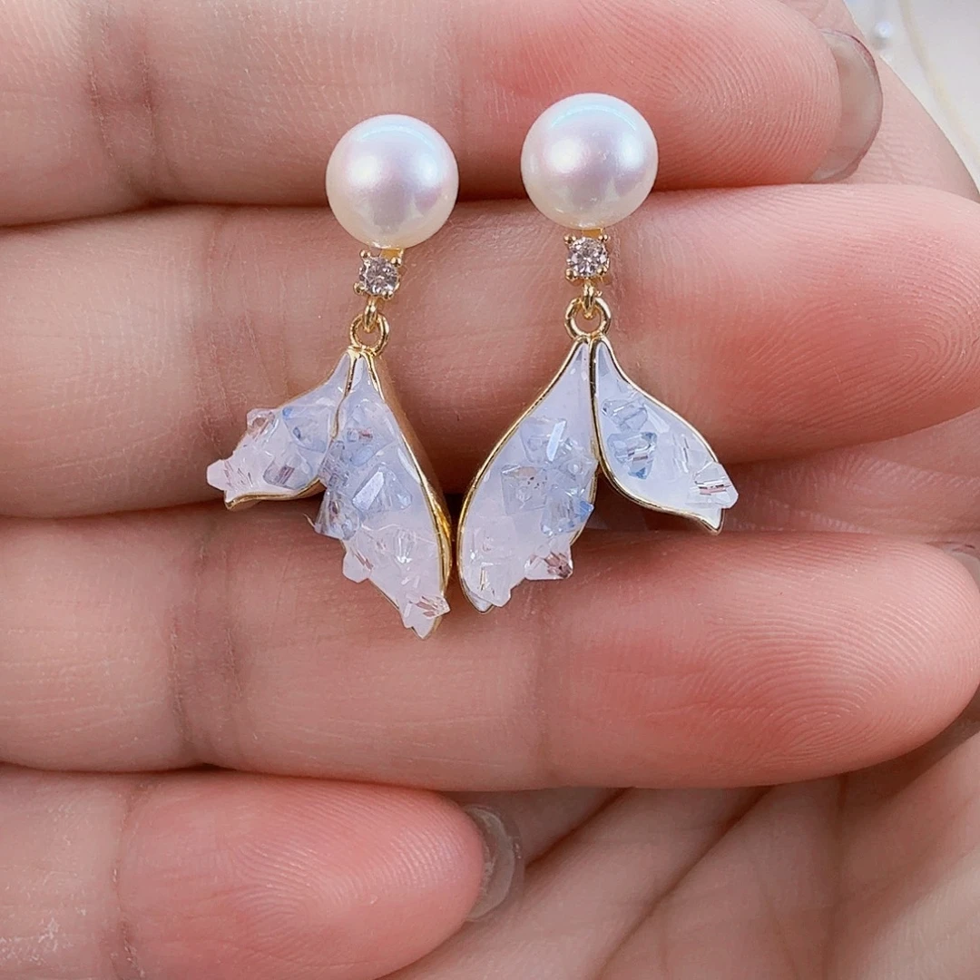 未镶嵌淡水珍珠耳饰