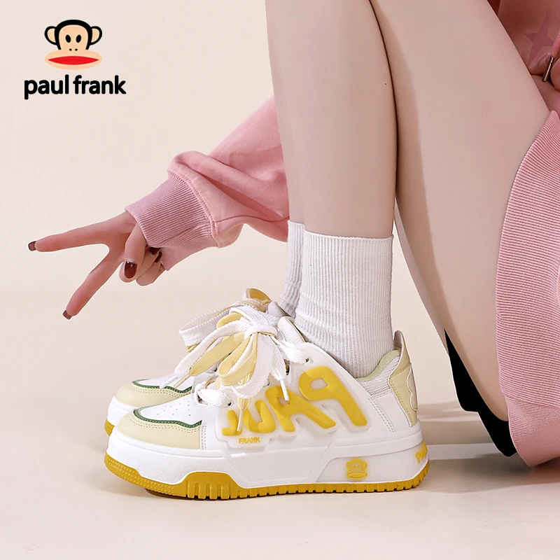 大嘴猴潮牌情侣板鞋2025新款面包鞋男女运动时尚潮鞋休闲百搭厚底