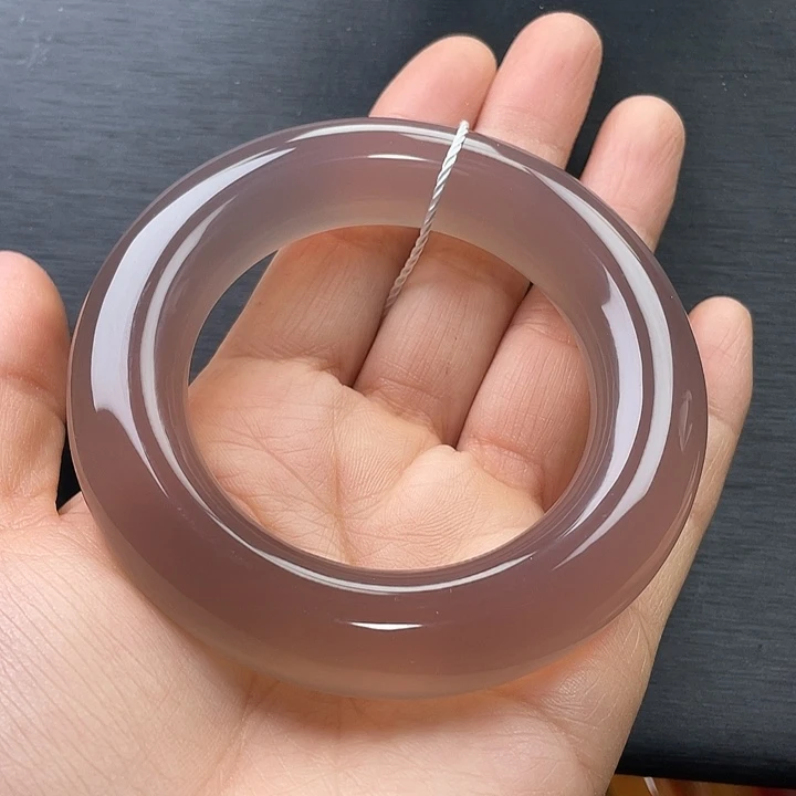 玛瑙/玉髓未镶嵌手镯52.8圈口