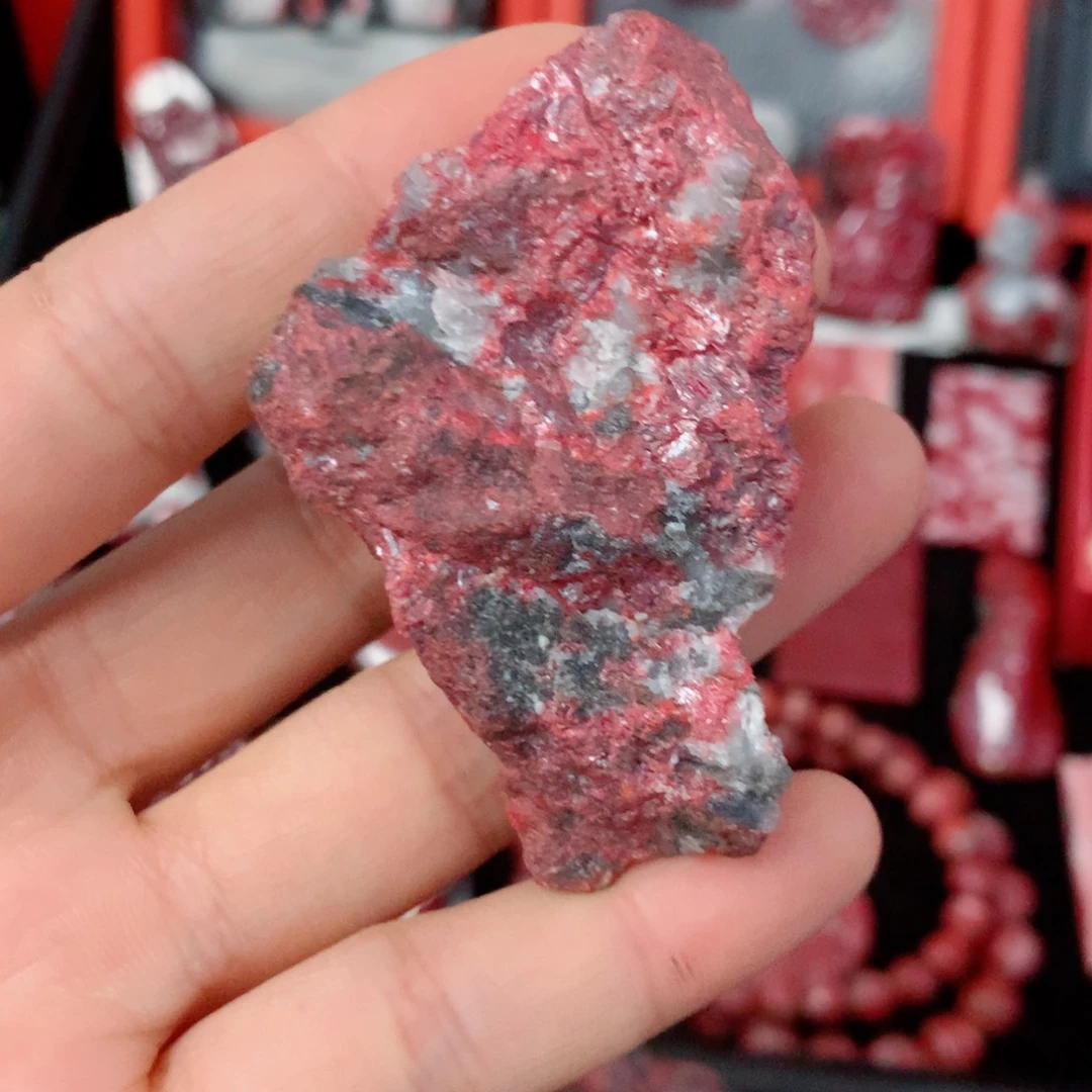 天然辰砂天然毛石