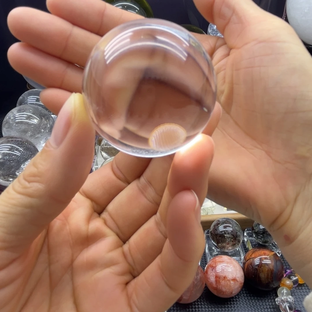 未镶嵌水晶珠宝半成品4.1公分