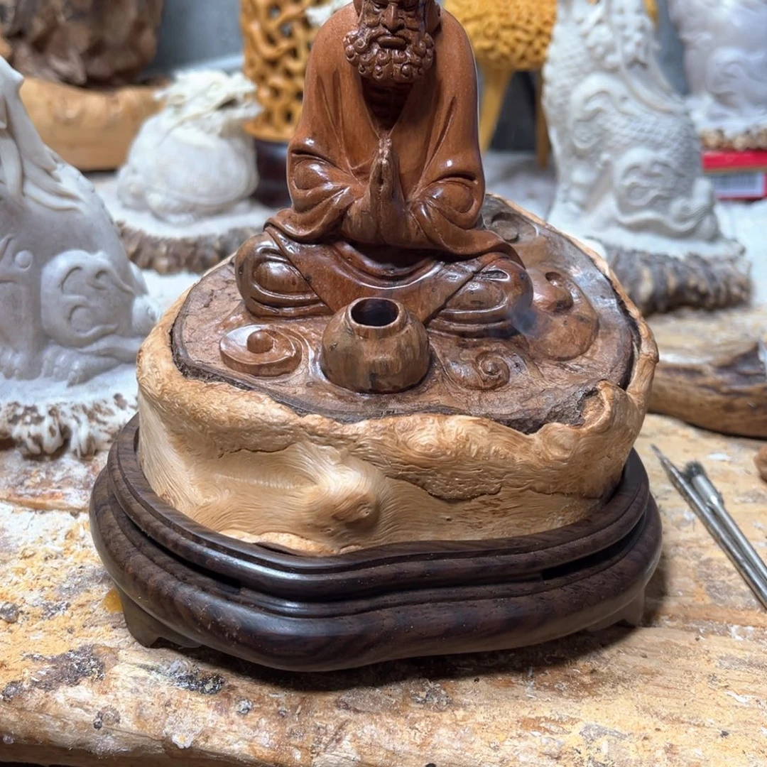 木文***子木雕工艺香炉工艺