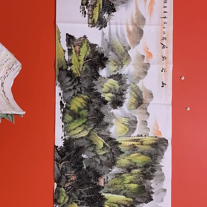 国画山水花鸟字画书画国画