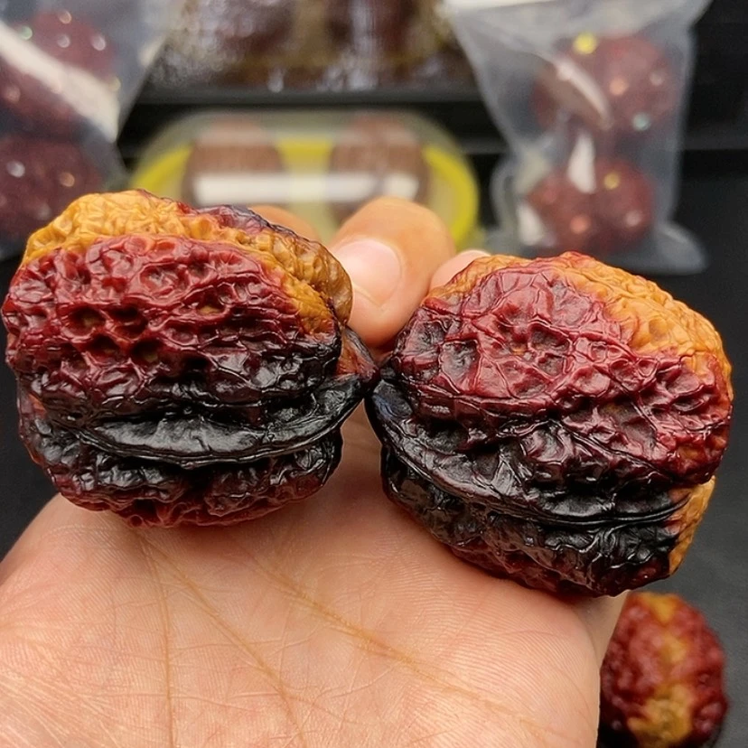 【闪购商品】把件文玩核桃43尺龙脊妖蟾