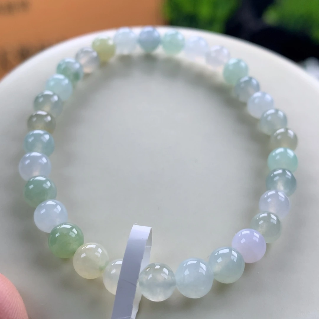 翡翠未镶嵌手链23号卡6