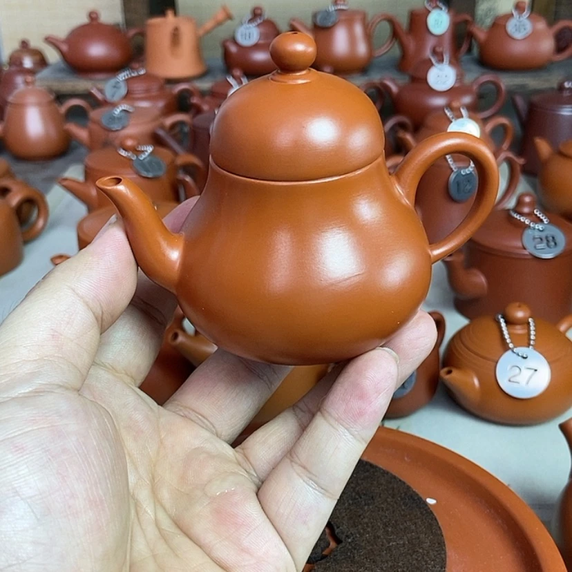 【闪购商品】茶壶朱泥110cc000000000000000