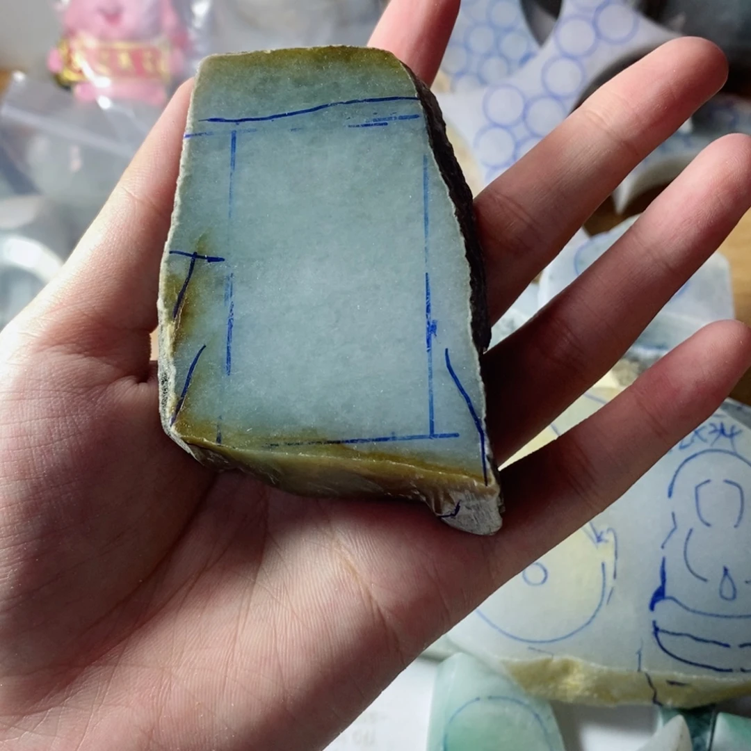 好***呀翡翠未镶嵌颈饰不包工