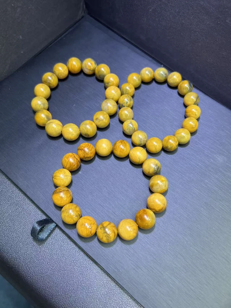 面面来财珠宝C11222卡14左右-六彩明珠木变奇石手串-多样性发其一