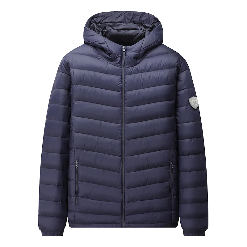 轻薄款羽绒服冬季短款休闲保暖连帽男女同款