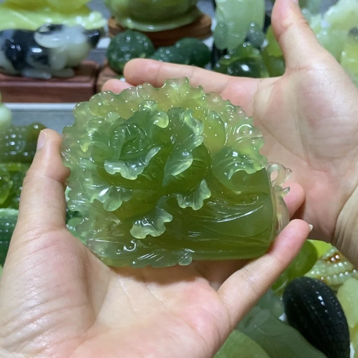 【闪购商品】蛇纹石玉未镶嵌把件用****9